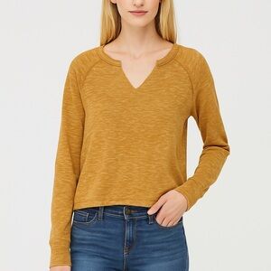 SO Mustard Long Sleeve Women's Tee